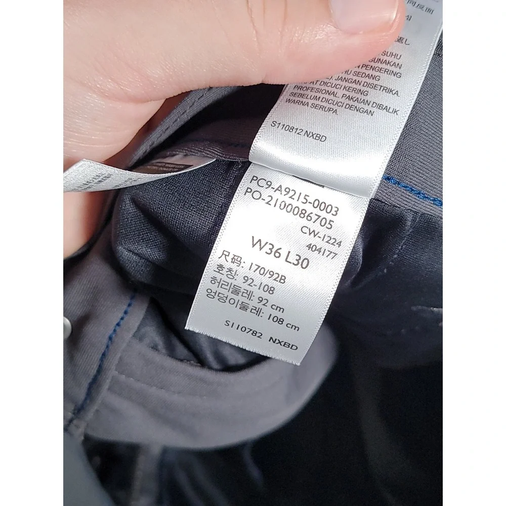 Levi's XX Chino Standard Tech Mens Pants 36x29* Performance Stretch Gray Office